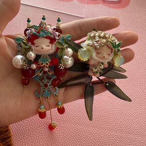 Fancy skullpanda custom doll*2